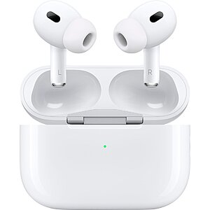Apple AirPods Pro (2nd generation) with MagSafe Case (USB‑C) White MTJV3AM/A - $199.00