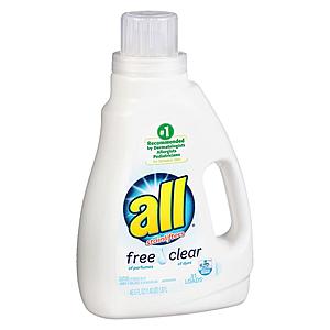 Walgreens Stores: 2-Pack 46.5oz all Liquid Laundry Detergent  $1 & Much More (In-Stores or Free S&H on $35)