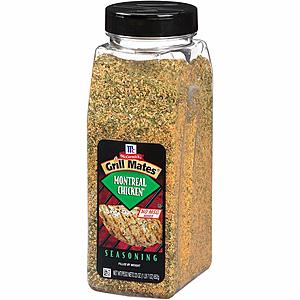 23oz McCormick Grill Mates Montreal Chicken Seasoning $4.10 w/ S&S + Free S/H