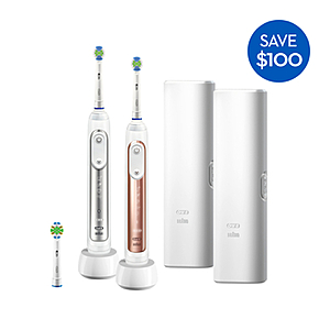 Oral-B Smart Series Rechargeable Toothbrush 2-Pack $99.99 Free Shipping
