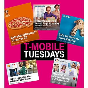 T-Mobile Customers 9/27/22: 30% off Crocs,$3 Little Caesar's, Sam's Club membership for $14.99, free custom photo magnet