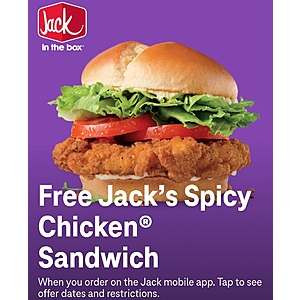 T-Mobile Tuesdays app users 11-28-23: Free Jack's Spicy Chicken Sandwich, donate 10 meals, $5 off Large AMC popcorn, 50% off custom stockings/ornaments, 15 cent Shell gas discount*