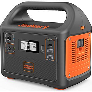 Jackery Portable Power Station Explorer 160 Lithium Battery Solar Generator Backup Power Supply AC Outlet Outdoors Camping Emergency 20% Off Amazon Prime $111.99 Black Friday Deal