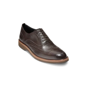 Cole Haan Morris Wingtip Leather Oxfords, Java Color, $46.19 AC at Saks off 5th, Shoprunner free shipping
