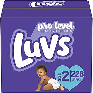 Amazon: $30 Off $100+ Baby Products: 228-Ct Luvs Ultra Baby Diapers (Size 2) 3 for $66.20 & More w/ S&S + Free S&H