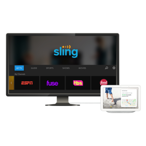 Free Google Nest Hub when you prepay 3 months of Sling TV