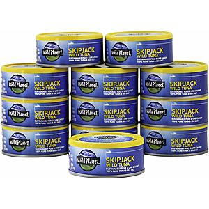 Wild Planet Skipjack Wild Tuna 5 Ounce Pack of 12 Amazon s&s $22