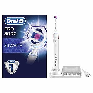 Oral-B Pro 3000 3D White Electric Toothbrush $45 + Free Shipping