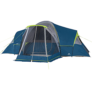YMMV Ozark Trail 10-Person Family Camping Tent with 3 Rooms and Screen Porch $99 + Free In Store Pickup Walmart