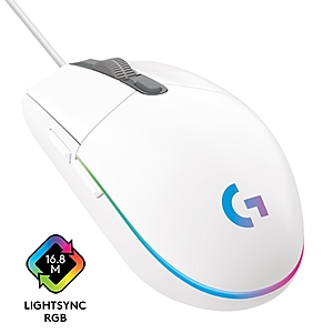 Logitech G203 Lightsync Wired Gaming Mouse White/Blue Clearance $10 In-store @ Walmart (YMMV) - $10