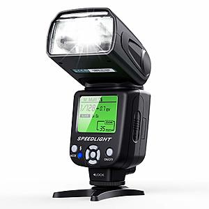 ESDDI Flash Speedlite for DSLR Cameras with Standard Hot Shoe, Exposure Controllable, Rotatable for $23.71 + Free Shipping