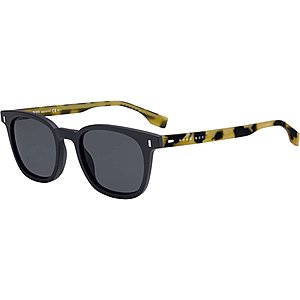 Men's Sunglasses: Hugo Boss Matte Grey Vintage Browline $40 & More + Free Shipping