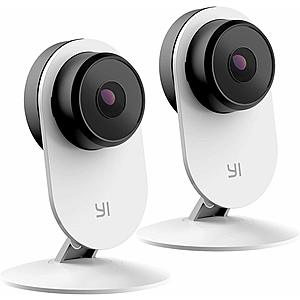YI 2pc 1080p Smart Home Camera for $56.50