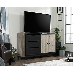 Sauder: Select Home & Office Furniture: Linden Market TV & Media Credenza w/ Drawers $160 & More + Free S&H