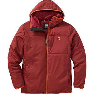 Duluth Trading Co. AKHG Men's Livengood Packable Insulated Hoodie Jacket (Brick, Size M-XXL) $57 + Free Shipping