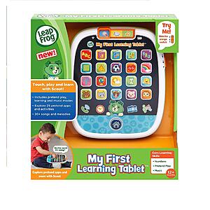 Prime Members: LeapFrog My First Learning Tablet w/ Scout (Green) $11 + Free Shipping
