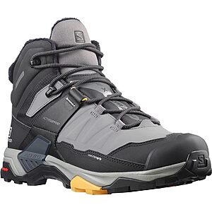 Salomon Men's X Ultra 4 Mid Winter TS CSWP Hiking Waterproof Boots (Quiet Shade/Black/Warm Apricot, Size 8, 10.5-13) $48.83 + Free Shipping on $50+