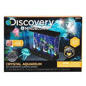 Discovery DIY Glowing Crystal Aquarium $10.49 + Free Store Pick Up at Michaels