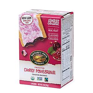6-Count Nature's Path Organic Frosted Cherry Pomegranate Toaster Pastries $2.63 + Free Shipping w/ Prime or on $35+