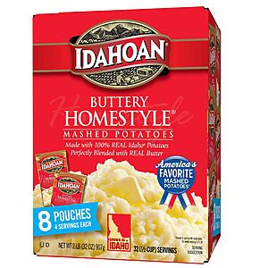 8-Pack 4oz Idahoan Buttery Homestyle Mashed Potatoes $8.50 + Free S/H w/ Plus