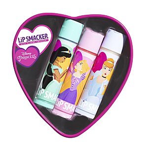 3-Piece Lip Smacker Valentine's Day Collection Disney Princess Lip Balms w/ Tin $3.75 w/ S&S + Free Shipping w/ Prime or on $35+