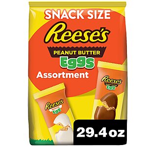 29.4-Oz Reese's Peanut Butter Eggs Candy Assortment (White Creme & Milk Chocolate) $11.98 + Free Shipping w/ Prime or on $35+