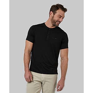 32 Degrees Men's Everyday Henley Pocket T-Shirt (Black or Navy, Size S-XXL) $5 & More + Free Shipping on $23.75+