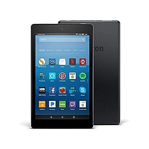 Fire HD 8 Tablet w/ Special Offers (Refurbished; 7th Gen 2017): 32GB $27, 16GB $20 + Free S/H w/ Amazon Prime