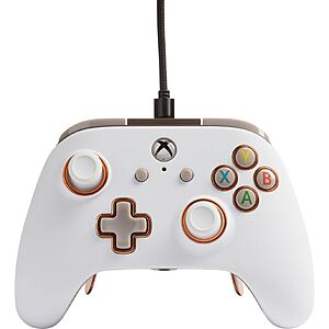 PowerA - Fusion Pro Wired Controller for Xbox One - White-B - $30