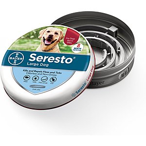 New Chewy Autoship: Seresto 8-Month Flea and Tick Prevention Collar for Dogs $30.09