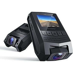 Crosstour Mini Dash Cam FHD Car Camera Recorder $21