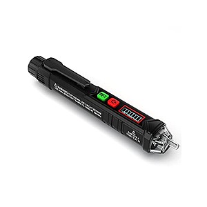 KAIWEETS Non-Contact Voltage Tester with Dual Range AC 12V-1000V/48V-1000V, Live/Null Wire Tester, Electrical Tester with LCD Display ($8.99 w/ Free Prime Ship)