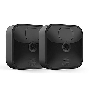 Blink Outdoor (3rd Gen Amazon Refurb) - wireless, weather-resistant HD security camera, 2 year battery life, motion detection – 2 camera system ($49.99 Woot Free Prime Ship)