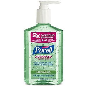 PURELL Advanced Hand Sanitizer Soothing Gel with Aloe and Vitamin E - 8 fl oz  ($2.39 after discounts w/ free pickup or free ship using RedCard + 5% off)