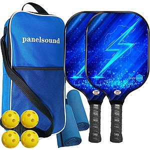 Prime Members: 2-Ct Panel Sound Pickleball Paddles w/ 2 Towels, 4 Indoor Balls $19.65 + Free Shipping