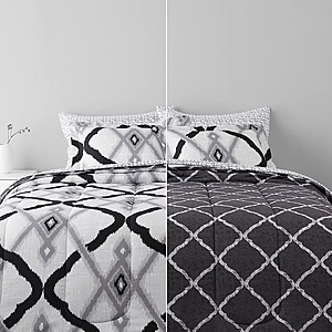 7-Piece King Size Reversible Comforter Bed-in-a-Bag Set $24.99 + Free Shipping