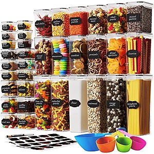 Chef's Path 36-Pack Variety Airtight Food Storage Container Set with Lids $39.19 + Free Shipping
