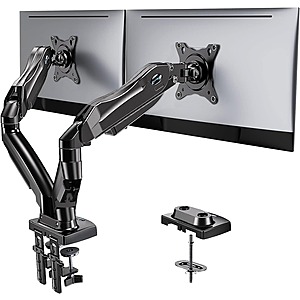 Huanuo Dual Monitor Adjustable Spring Stand Monitor Mount (13" - 30" Monitors) $34.99 + Free Shipping