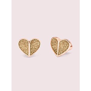 Kate Spade Milo Studs, Small Heart Studs & Cluster Studs Earrings $20.40 each + Free shipping