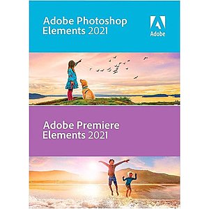 Adobe Photoshop Elements and Premiere Elements 2021 40% off ($90) (Best Buy, Amazon,NewEgg)
