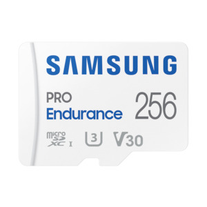 256GB Samsung PRO Endurance UHS-I microSDXC Memory Card w/ SD Adapter $30 & More + Free Shipping