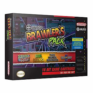 Retro-Bit Jaleco Brawler's 4-Game Pack SNES Cartridge $13 + Free S&H on $35+