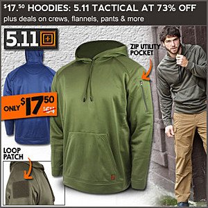 5.11 Tactical Hoodies - $17.50 (Free S/H over $25)