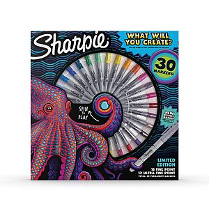 Sharpie & Paper Mate Sets (20-60 count, Spinner Pack, Limited Edition) $10+ Walmart