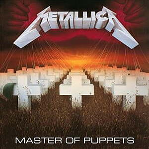 Metallica Remastered CDs: The Black Album, Master Of Puppets $5 each