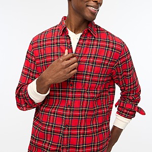 J.Crew Factory: Men's Classic Plaid Flannel Shirt $15, Fair Isle Wool-Blend Socks $5.40, More + Free Shipping