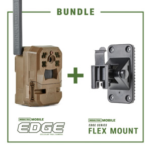 Moultrie Mobile Edge Cellular Trail Camera + Flex Mount Bundle $54 + Free Shipping
