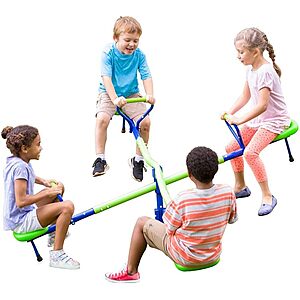 HearthSong: Quad-Seat Teeter Totter $70, One2Go 2-in-1 Folding Tricycle & Balance Bike $35, 40" Jumbo Plush Unicorn $20, Grow w/ Me Wooden Rocking Horse $40, More + Free Shipping