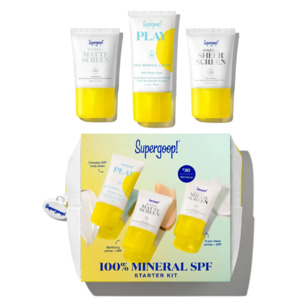Supergoop! (Re)setting 100% Mineral Powder Makeup or 100% Mineral SPF Starter Kit $13 & More + Free Shipping w/ Prime