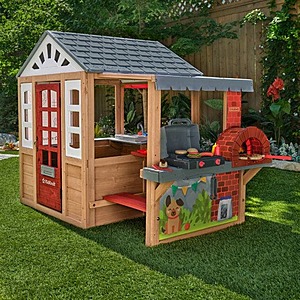 Sam's Club Members: KidKraft Grill & Chill Pizza Party Wooden Outdoor Playhouse w/ Accessories $149 + Free Shipping Plus Members